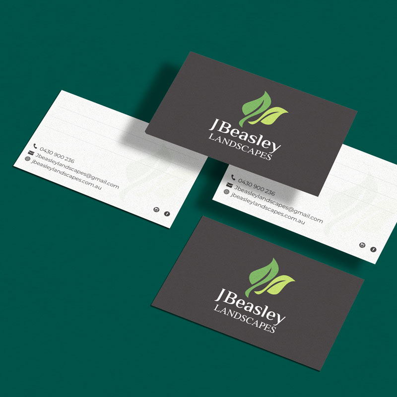 J Beasley Business cards by B Creative