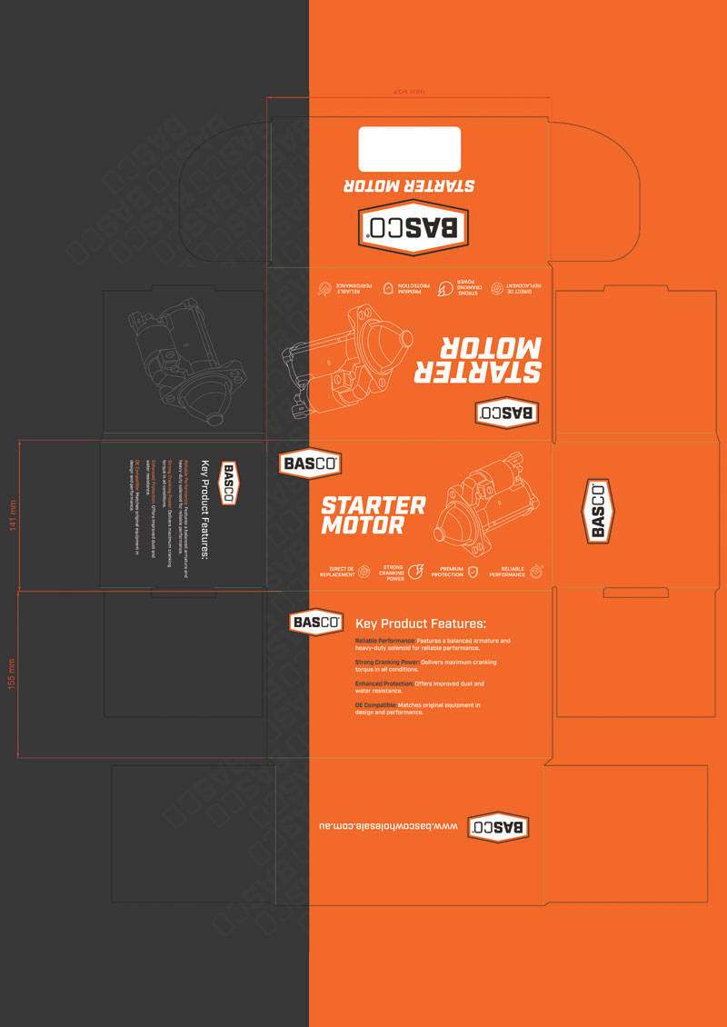 packaging artwork for trades