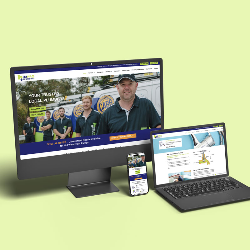 Plumbers website packages