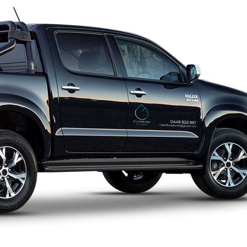 vehicle signage for plumbers